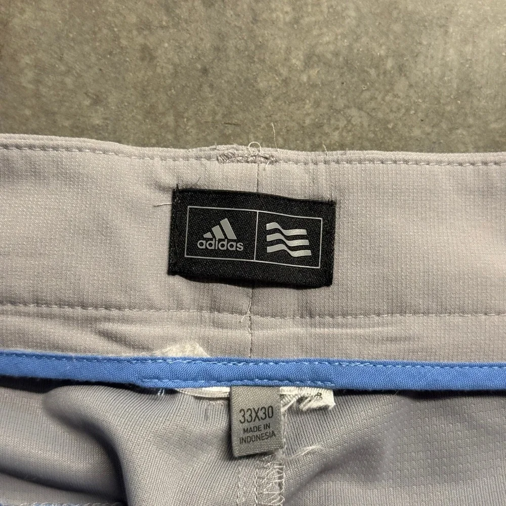 Adidas Mens Ultimate365 Golf Pants Light Gray 33x30 Performance Trousers